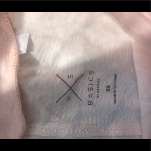 Pac Sun basics pink floral top size XS - Picture 4 of 6